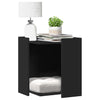 Vidaxl Cattenbakkast 42x42x51 cm de madera procesada negra