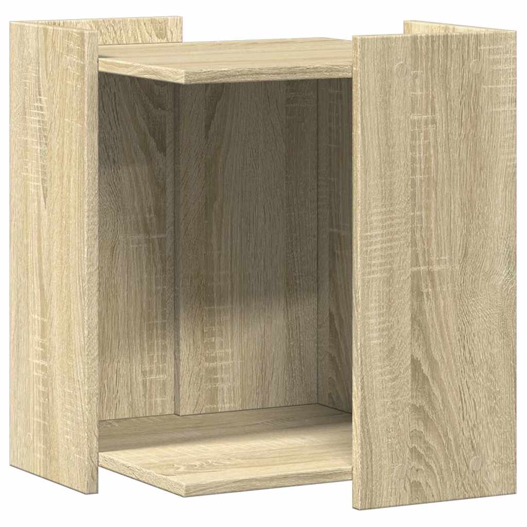 Vidaxl Cattenbakkast 42x42x51 cm de madera procesada Sonoma Oak Colored