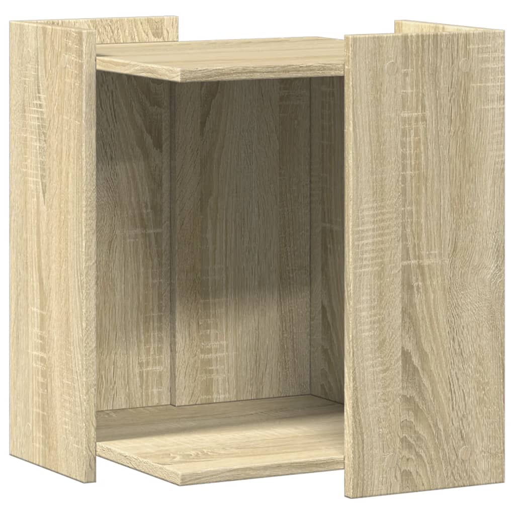 Vidaxl Cattenbakkast 42x42x51 cm de madera procesada Sonoma Oak Colored