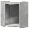 Vidaxl Cattenbakkast 42x42x51 cm de madera procesada betongrijs