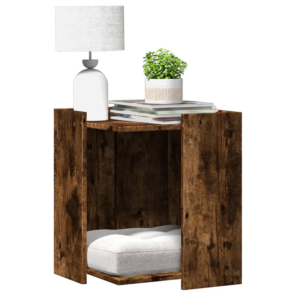 Vidaxl Cattenbakkast 42x42x51 cm Oak fumato in legno trasformato