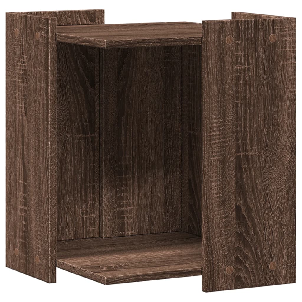 Vidaxl Kattenbakkast 42x42x51 cm cortado de madera marrón -Corionado