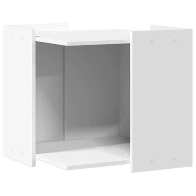 Vidaxl Kattenbakkast 53x53x51 cm de madera procesada blanca