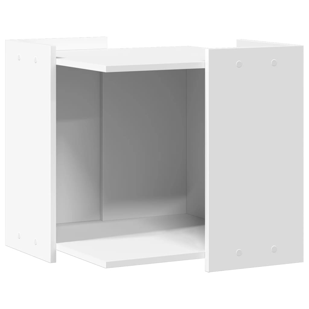 Vidaxl Kattenbakkast 53x53x51 cm de madera procesada blanca