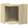 Vidaxl Cattenbakkast 53x53x51 cm de madera procesada Sonoma Oak Colored