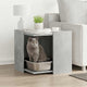 Vidaxl Kattenbakkast 53x53x51 cm de madera procesada betongrijs