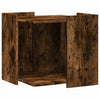 Vidaxl Cattenbakkast 53x53x51 cm de madera de madera ahumada coloreada