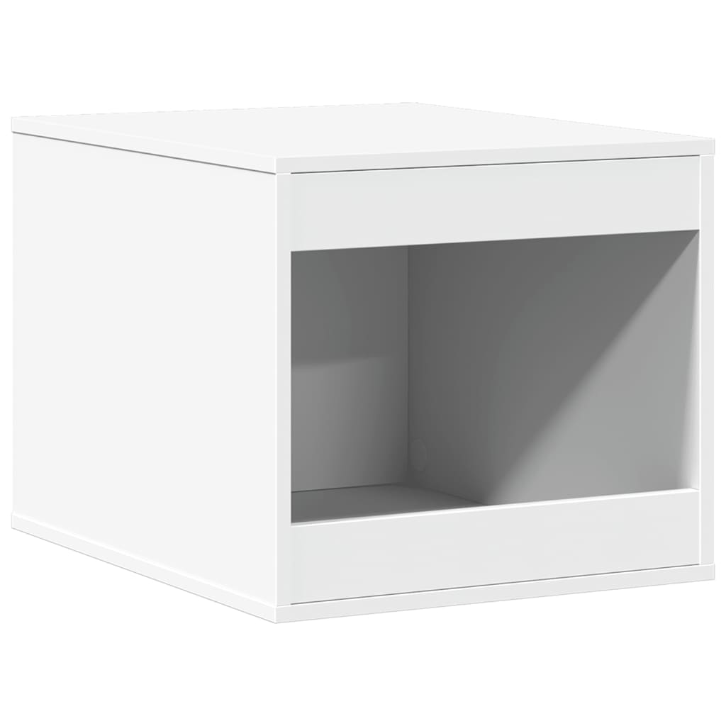 Vidaxl Kattenbakkast 47x59x42 cm White in legno trasformato