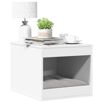 Vidaxl Kattenbakkast 47x59x42 cm de madera procesada blanca