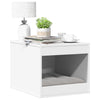 Vidaxl Kattenbakkast 47x59x42 cm White in legno trasformato