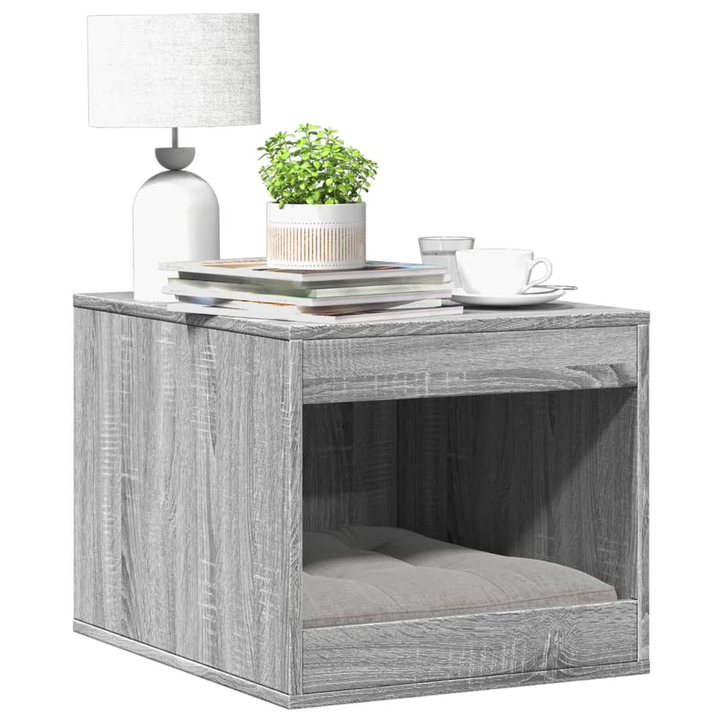 Vidaxl Cattenbakkast 47x59x42 cm de madera procesada gris soma color