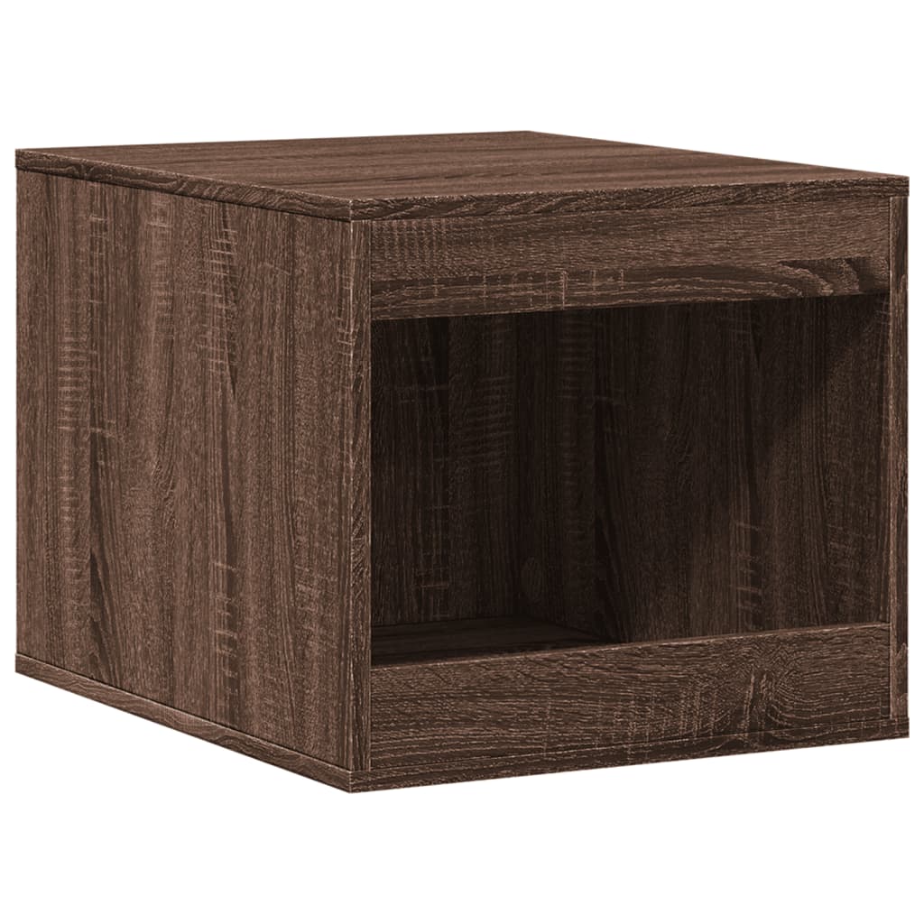Vidaxl Kattenbakkast 47x59x42 cm de madera procesada de roble marrón
