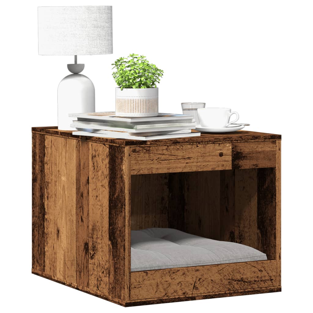 Vidaxl Kattenbakkast 47x59x42 cm in legno di legno trasformato