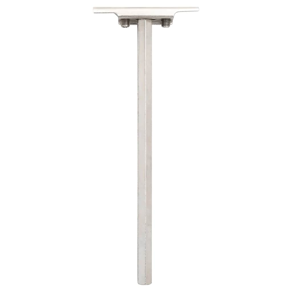 Vidaxl portadores de tablones flotantes 12st Invisible Ø12x200 mm de acero al carbono