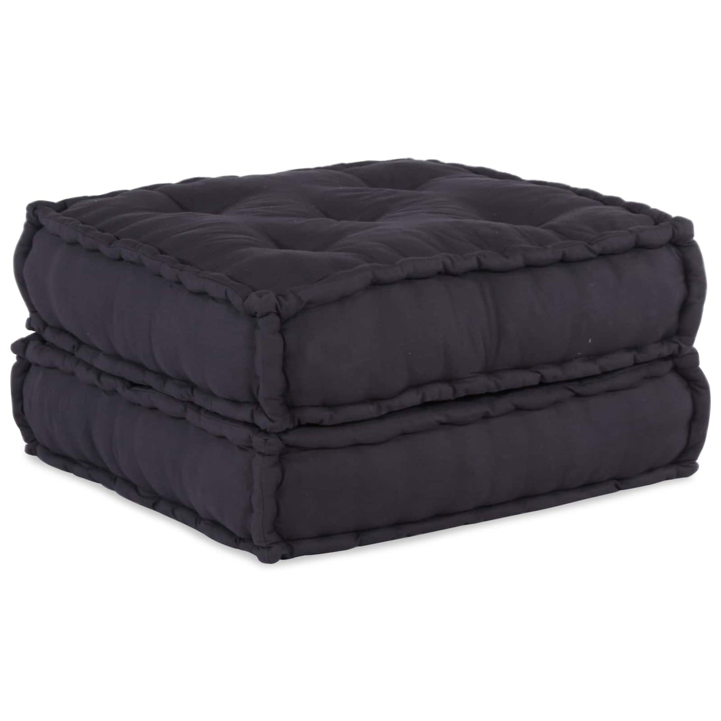 Divano componibile Vidaxl 2 pz tessuto antracite 140 x 70 x 36 cm
