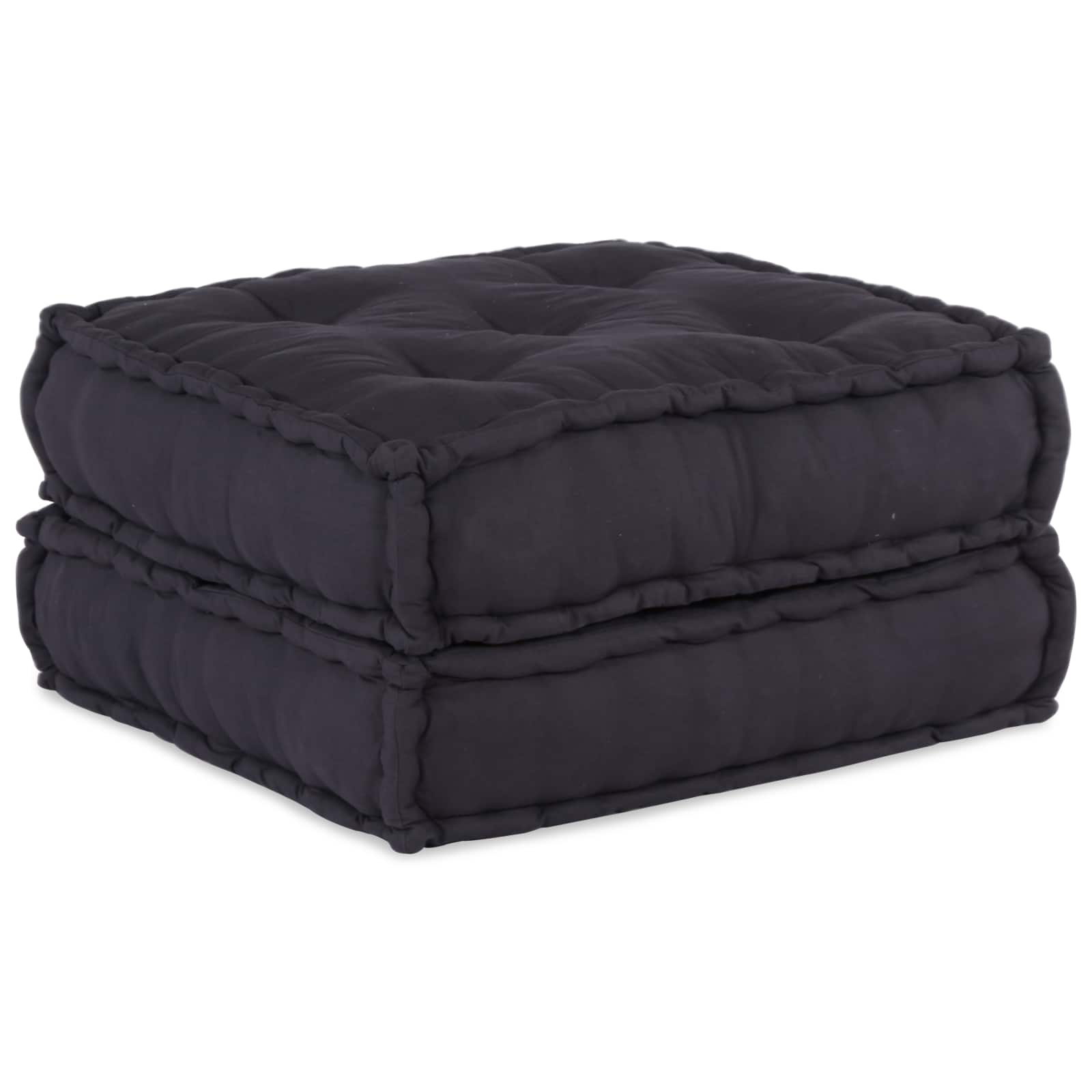 Divano componibile Vidaxl 2 pz tessuto antracite 140 x 70 x 36 cm