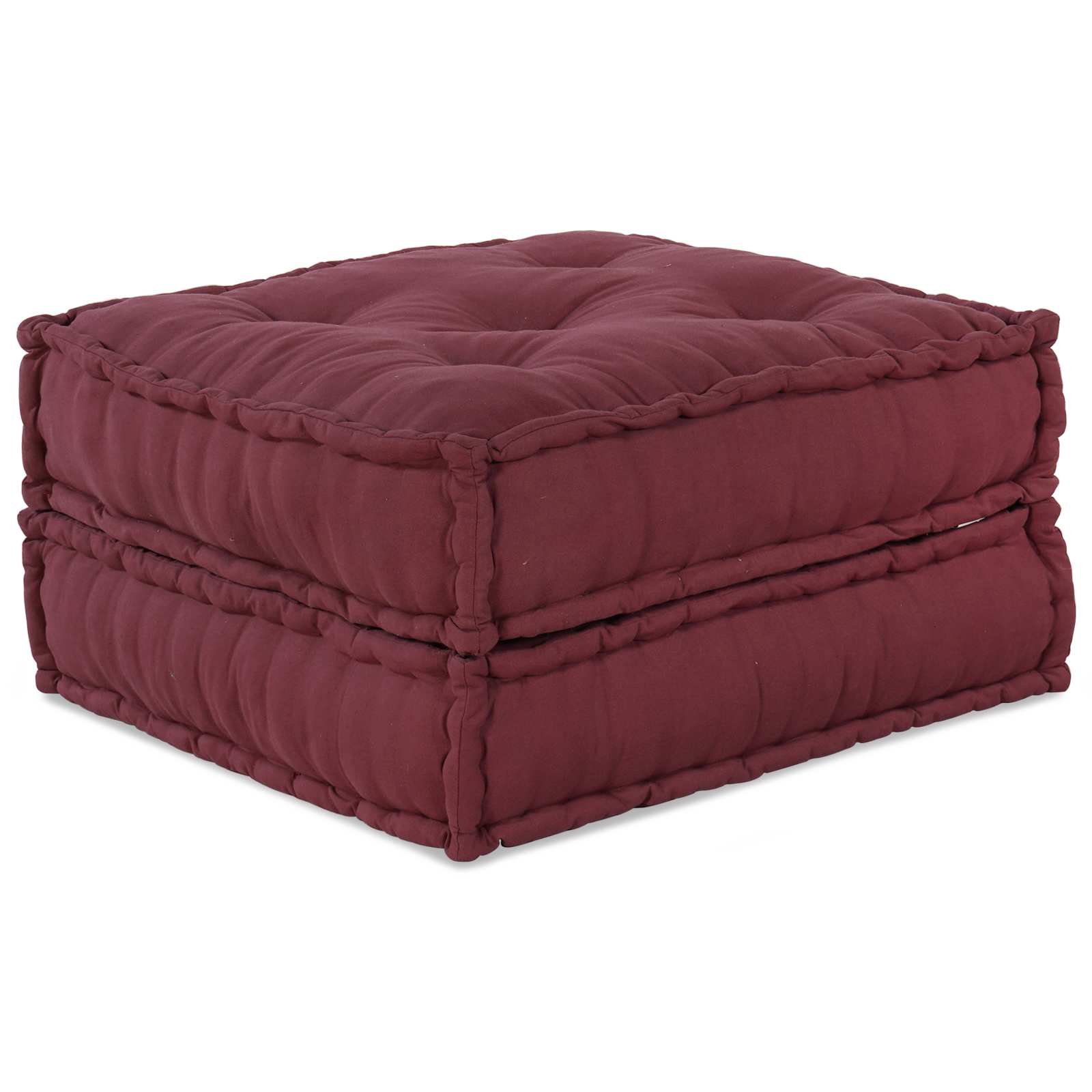 VidaXL sofá modular 2 piezas burdeos 140 x 70 x 36 cm tela