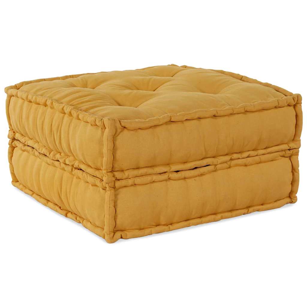 Vidaxl sofá modular 2 piezas amarillo 140 x 70 x 36 cm tela