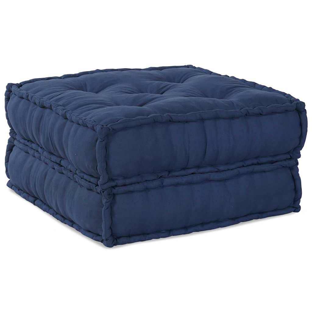 Divano componibile Vidaxl 2 pz indaco 140 x 70 x 36 cm tessuto