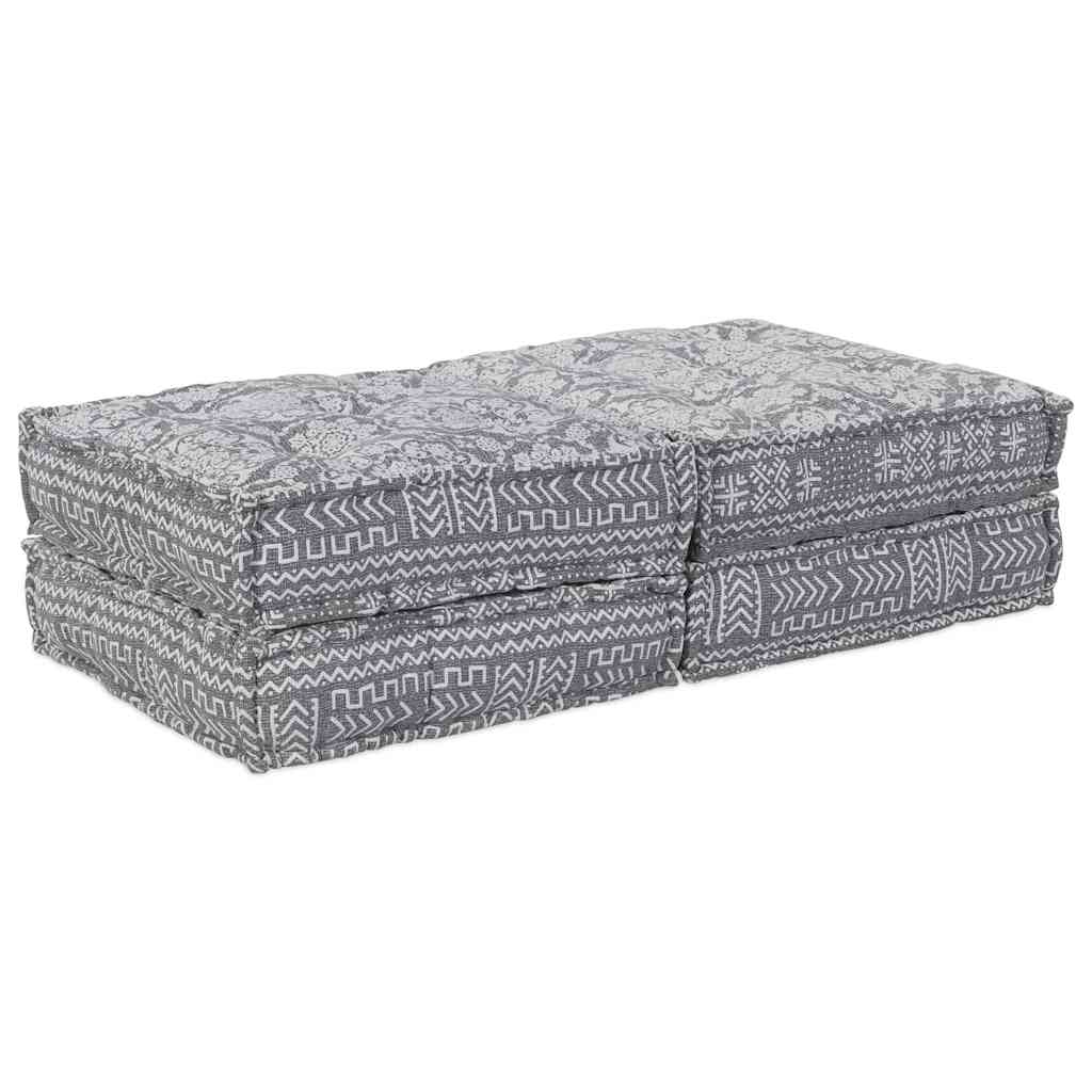 Vidaxl sofá modular 2 piezas gris claro 140 x 70 x 36 cm tela