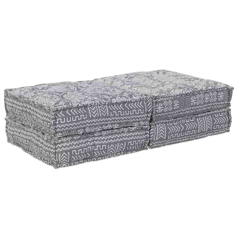 Vidaxl sofá modular 2 piezas gris claro 140 x 70 x 36 cm tela