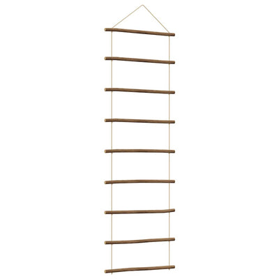 Vidaxl Decoración de la pared escalera en forma de 50x150 cm Rama natural