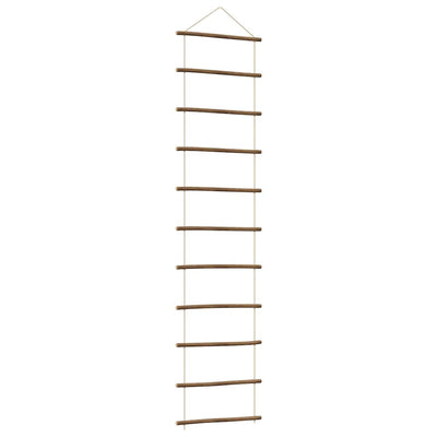 Vidaxl Decoración de la pared escalera en forma de 50x200 cm Rama natural