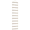 Vidaxl Decoración de la pared escalera en forma de 50x200 cm Rama natural