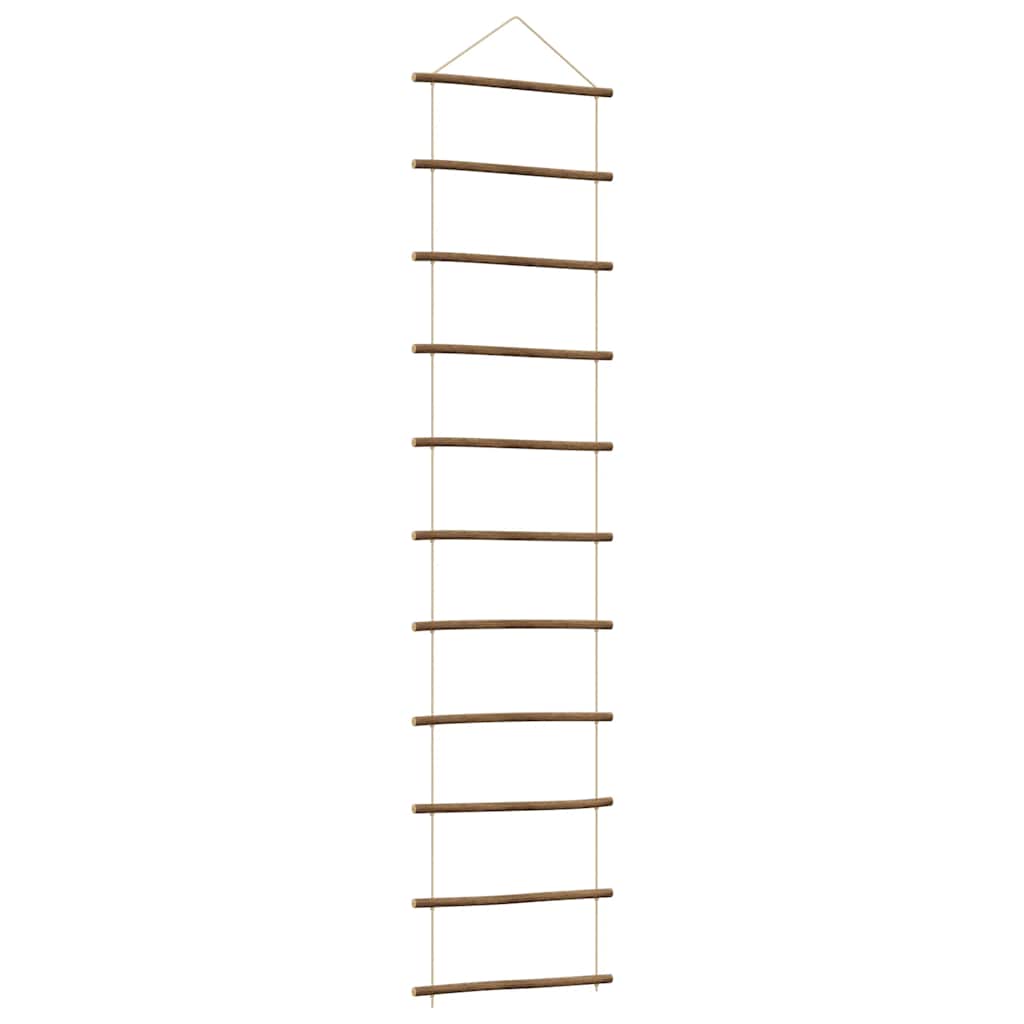 Vidaxl Decoración de la pared escalera en forma de 50x200 cm Rama natural