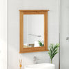 Vidaxl spiegel vigo honingbruin 55,5 x 5 x 70 cm massief grenenhout