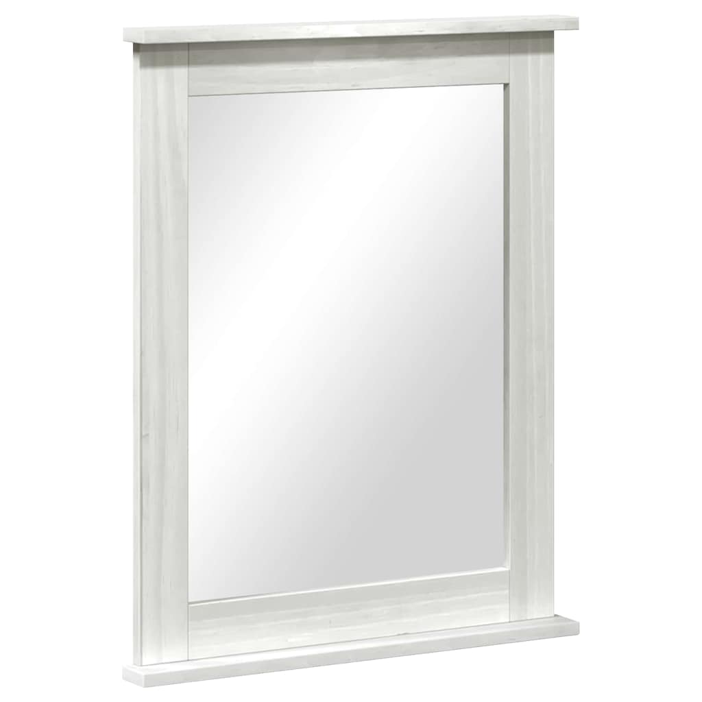 Vidaxl spiegel vigo antiek wit 55,5 x 5 x 70 cm massief grenenhout