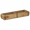 Vassoio Vidaxxl 4 pezzi marrone 57 x 15 x 9 cm in legno massello riciclato