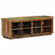 Vidaxx zapatero marrón 110 x 35 x 40 cm madera maciza reciclada