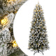 Albero di Natale artificiale Vidaxx con 300 LED e neve 240 cm
