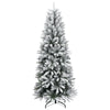 Vidaxl kunstkerstboom met 300 led's en sneeuw 240 cm