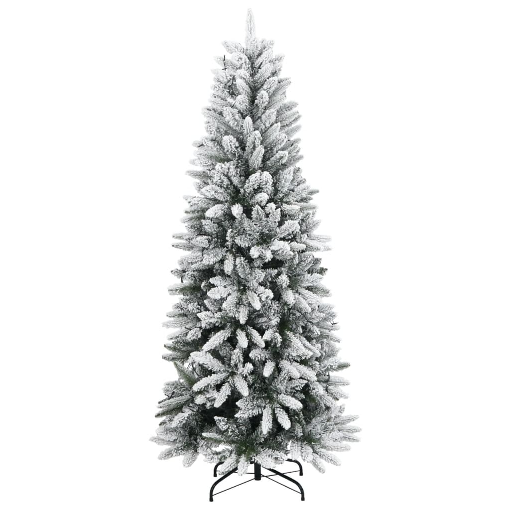 Albero di Natale artificiale Vidaxx con 300 LED e neve 240 cm