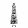Albero di Natale artificiale Vidaxx con 150 LED e neve 120 cm