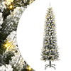 Vidaxl kunstkerstboom met 300 led's en sneeuw 210 cm