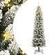 Albero di Natale artificiale Vidaxx con 300 LED e neve 240 cm