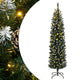Vidaxl kunstkerstboom smal met 150 led's 120 cm