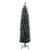 Vidaxx árbol de Navidad artificial estrecho con 150 LED 120 cm