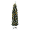 Vidaxl kunstkerstboom smal met 150 led's 120 cm