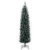 Vidaxl kunstkerstboom smal met 300 led's 180 cm