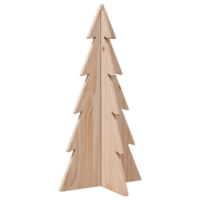 Vidaxl Decorazione natalizia albero di Natale 59,5 cm Pino solido