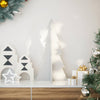 Vidaxl Decoración de Navidad Árbol de Navidad 59.5 cm Pino sólido White