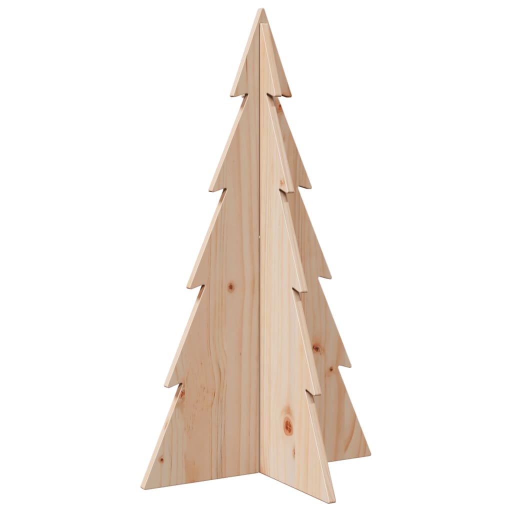 Vidaxl Decoración de Navidad Árbol de Navidad 80 cm Pino sólido