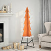 Vidaxl Decoración de Navidad Árbol de Navidad 112 cm Pino sólido Brown