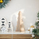 Vidaxl Decoración de Navidad Árbol de Navidad 49 cm Pino sólido