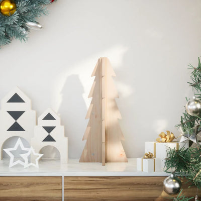 Vidaxl Decoración de Navidad Árbol de Navidad 49 cm Pino sólido