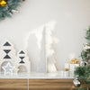Vidaxl Decoración de Navidad Árbol de Navidad 49 cm Pino sólido White